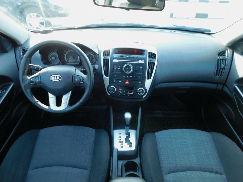 Kia ceed 1 рестайлинг салон