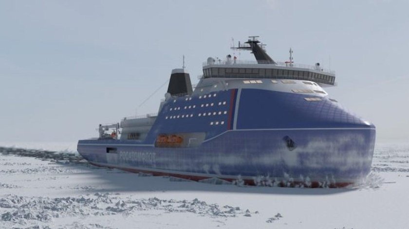 Атомный ледокол лидер