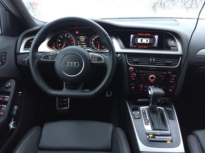 Ауди а4 б8 салон