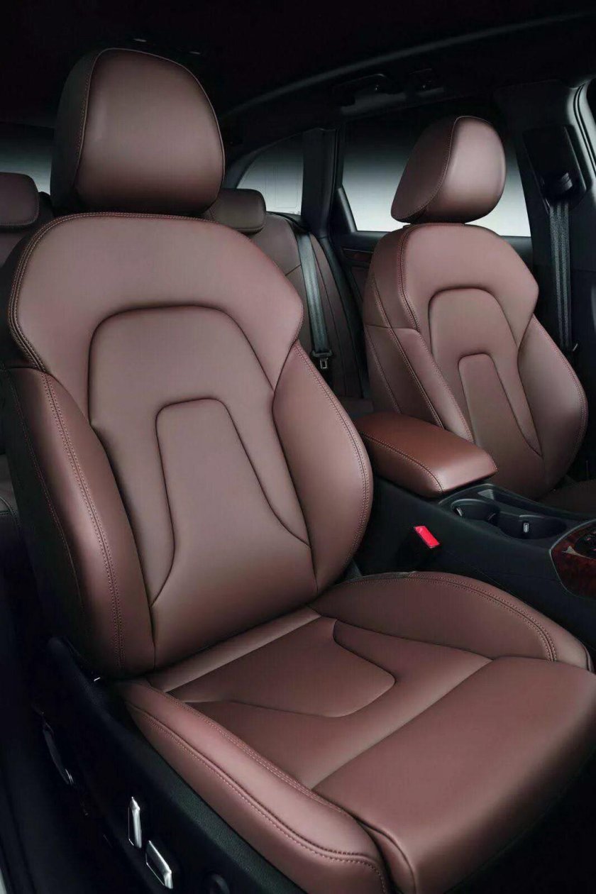 Ауди а4 с коричневым салоном