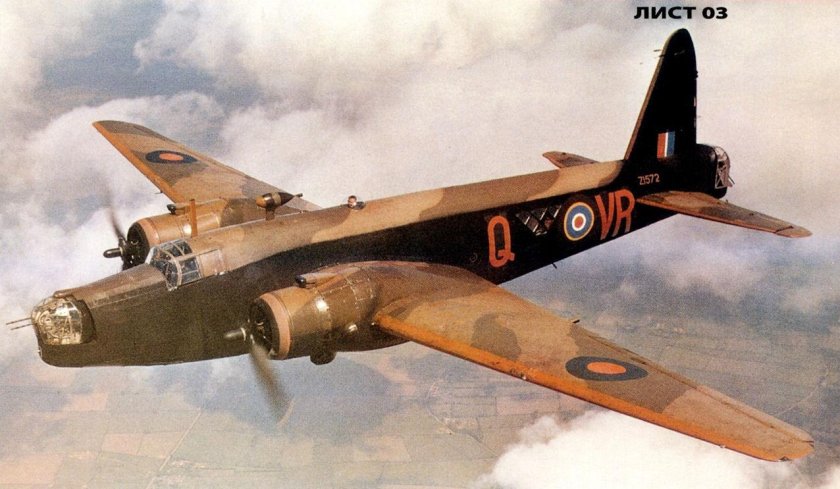 Виккерс Веллингтон бомбардировщик