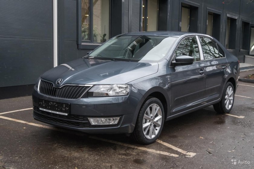 Шкода Рапид 2022 серый