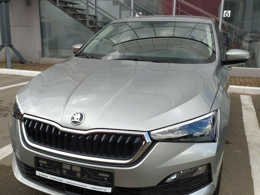 Шкода Рапид 2021 серый