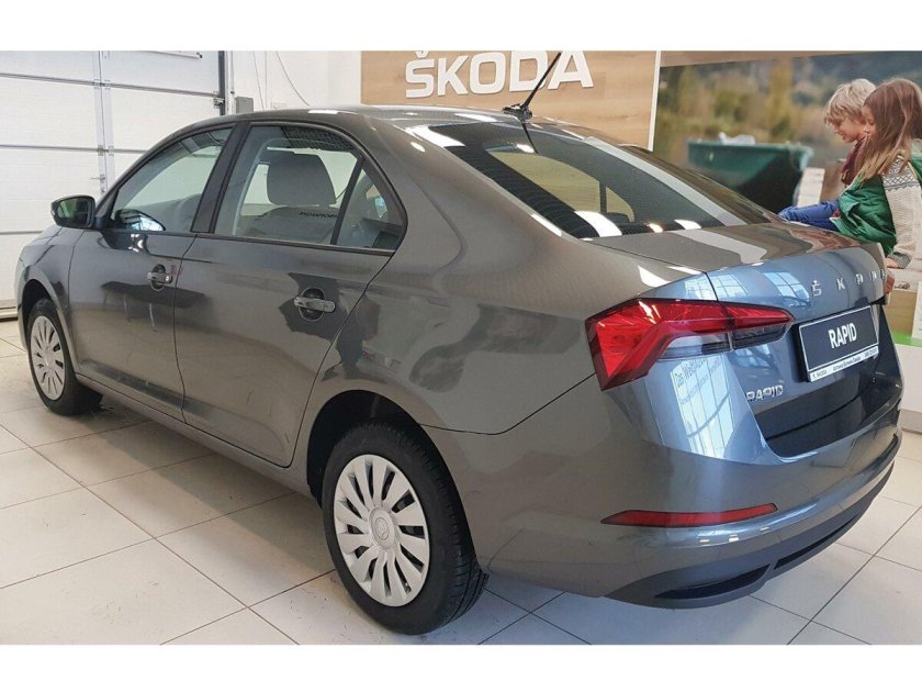 Шкода рапид 2021 серый