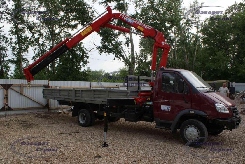 Кран-манипулятор ГАЗ 33106 (Валдай)