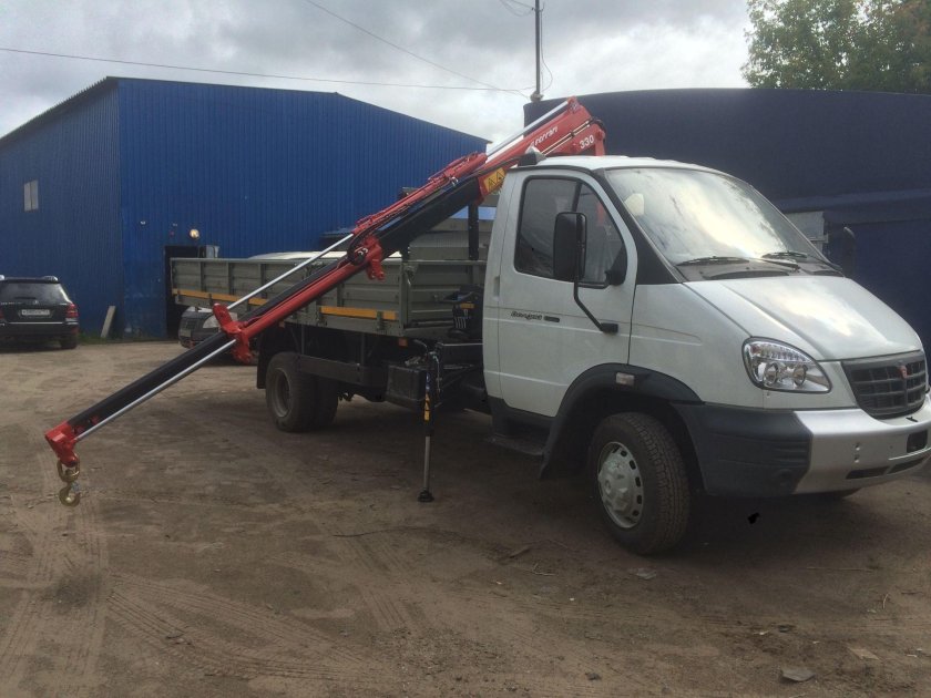 Кран-манипулятор ГАЗ 33106 (Валдай)