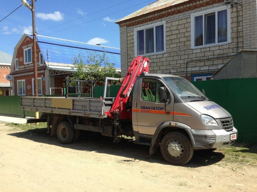 ГАЗ Валдай манипулятор