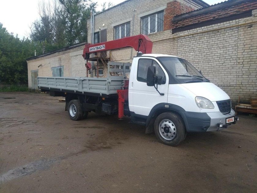 ГАЗ Валдай манипулятор