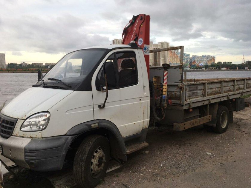 ГАЗ Валдай манипулятор