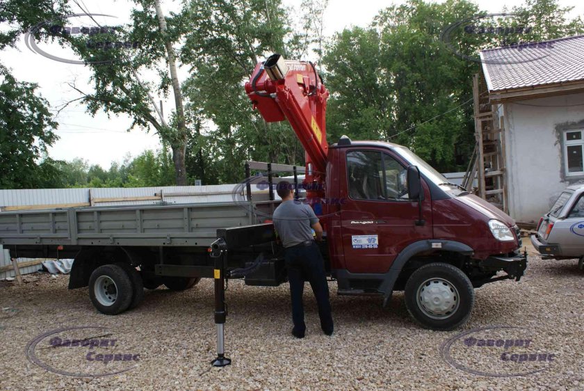 ГАЗ 33106 С манипулятором