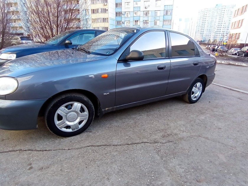Шевроле ланос серый