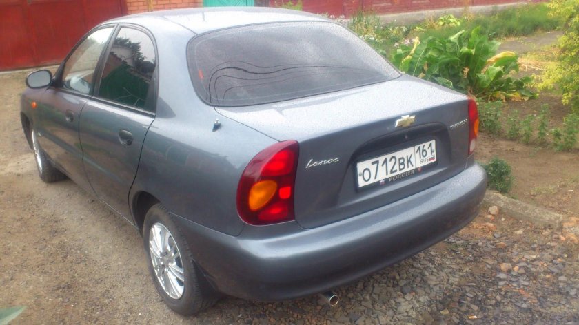 Chevrolet lanos серый