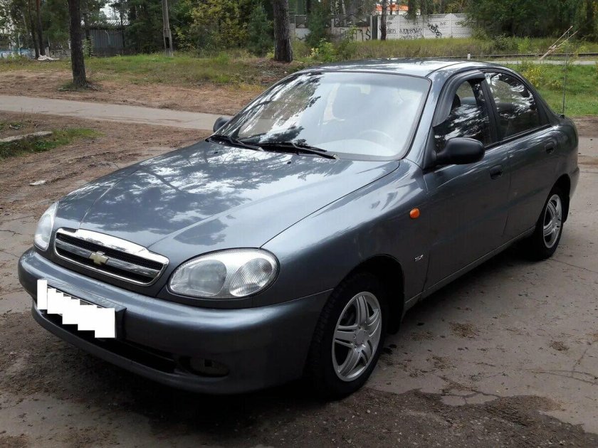 Chevrolet lanos 2008 год серый