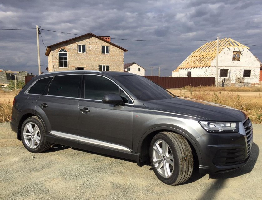 Ауди q7 тонированная