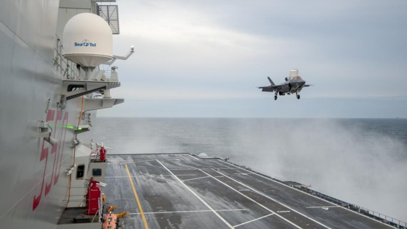 Взлет с авианосца