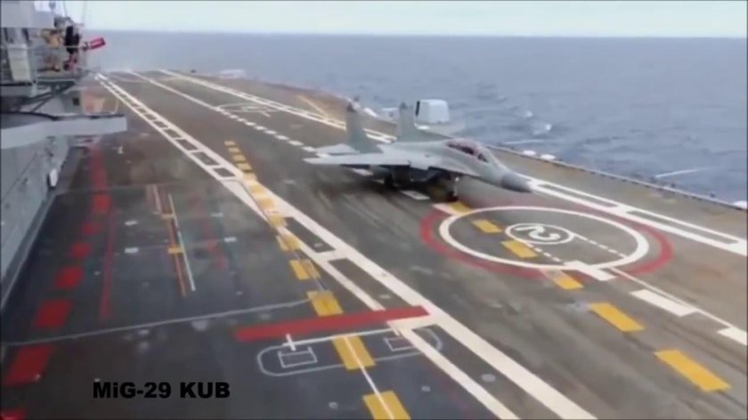 Миг 29к взлет с авианосца