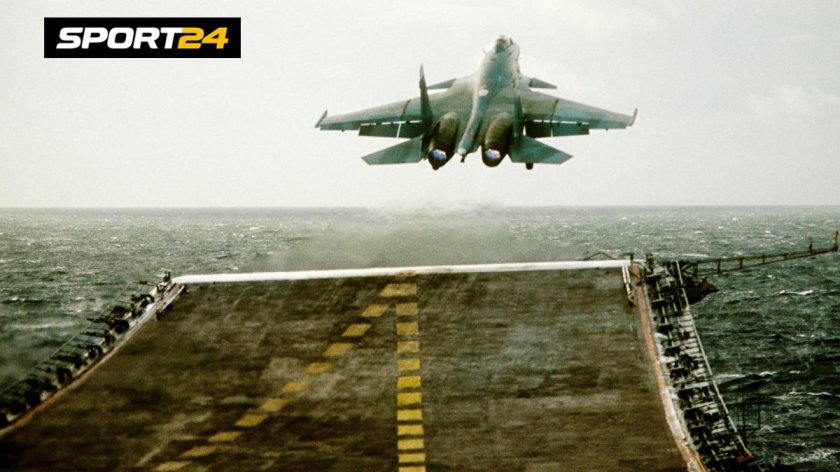 Су 27 взлет с авианосца