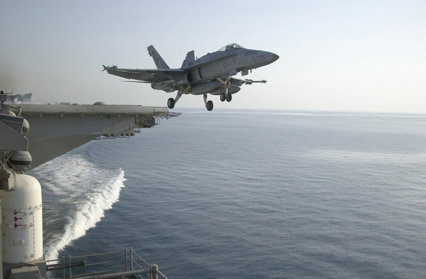 Взлет с авианосца Адмирал Кузнецов