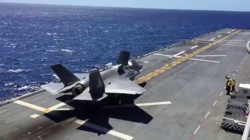 F 35 на авианосце