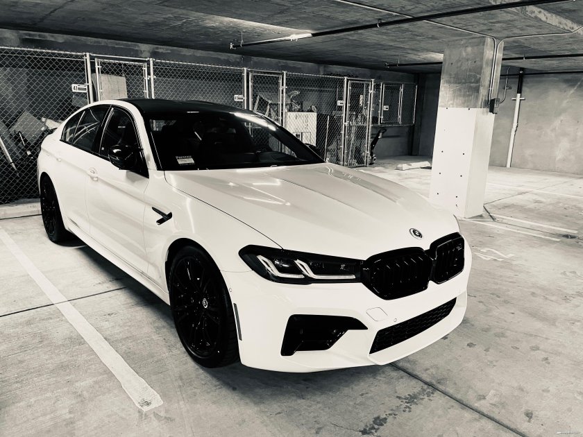 Bmw m 5 f 90 competition белая