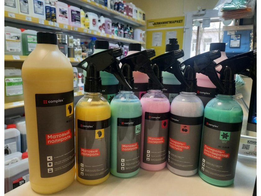 Матовый полироль для пластиковых
