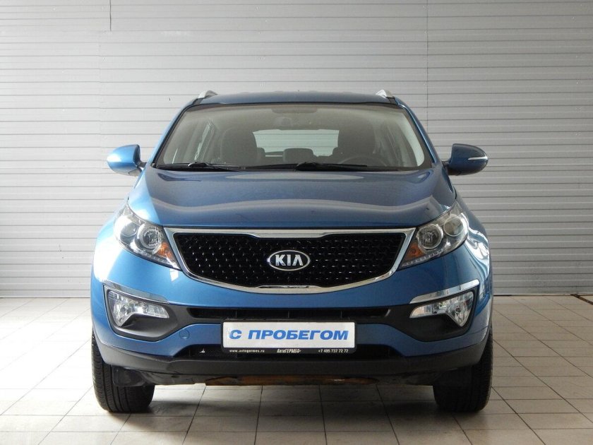 Kia Sportage 2014 синий