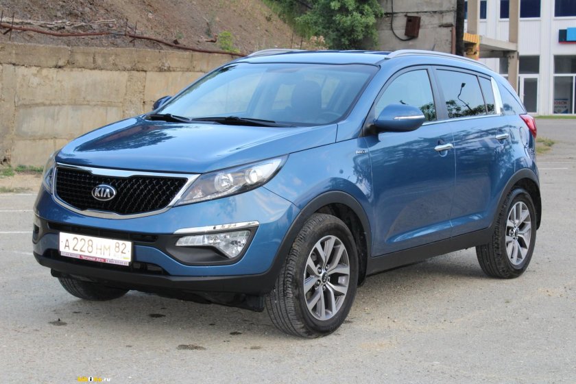 Kia Sportage 2014 синий