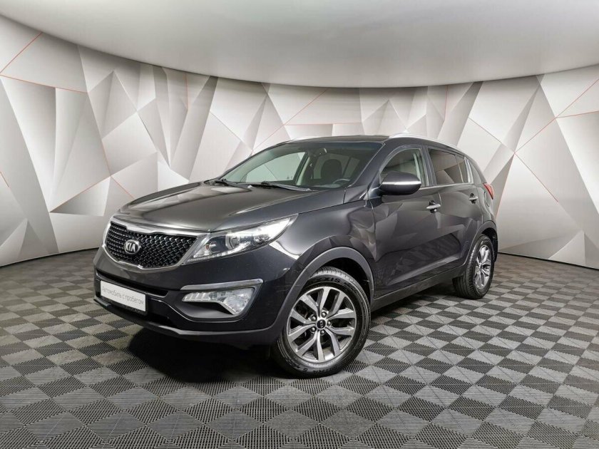 Киа Спортейдж 2015 черный