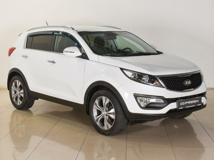 Kia Sportage 2014 — 2016 III Рестайлинг белый