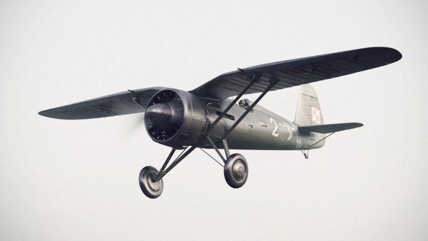 PZL P.11 самолет