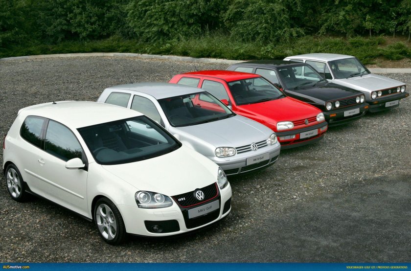 Volkswagen Golf поколения