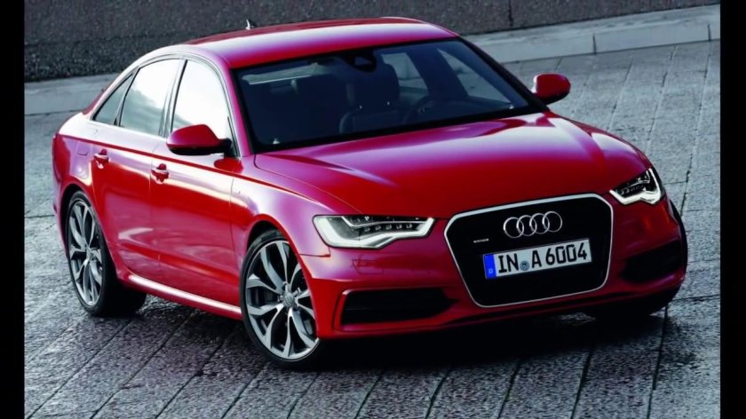Ауди а6 красная