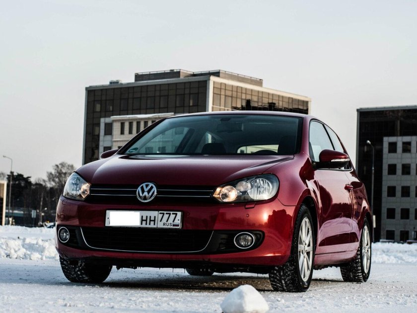 Фольксваген гольф 6 красный