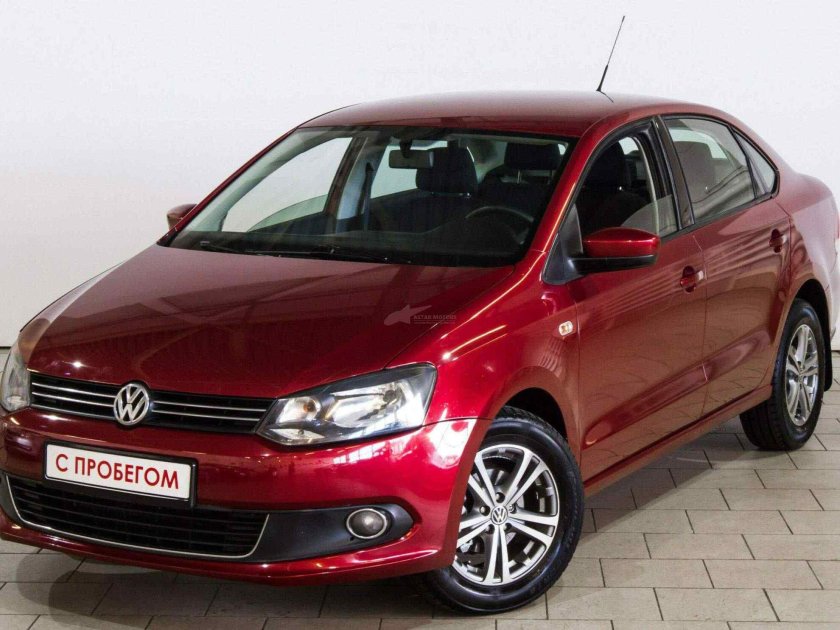 Фольксваген поло седан 2012 красный