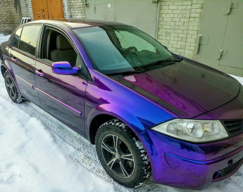 Рено Меган 2 фиолетовый