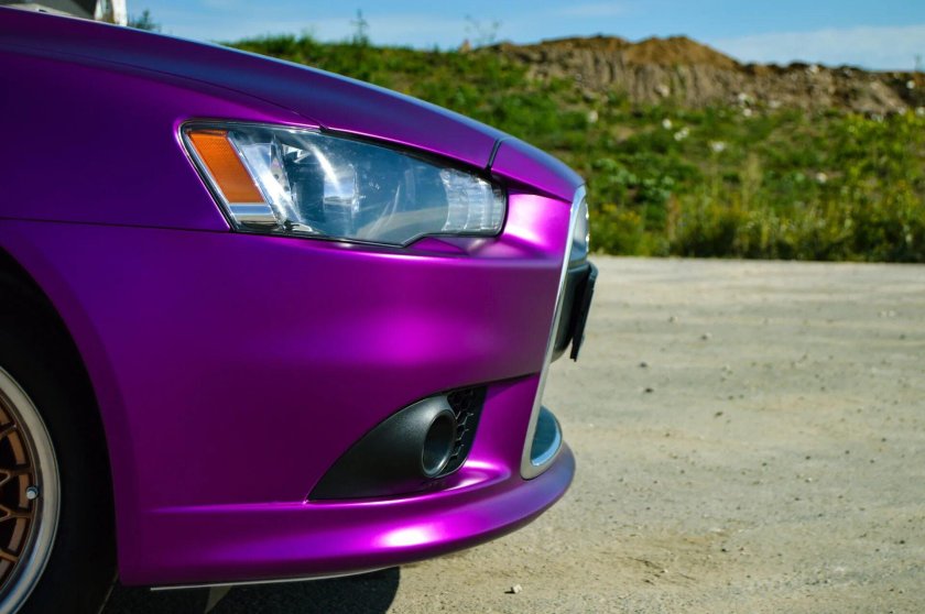 Мицубиси Лансер фиолетовый