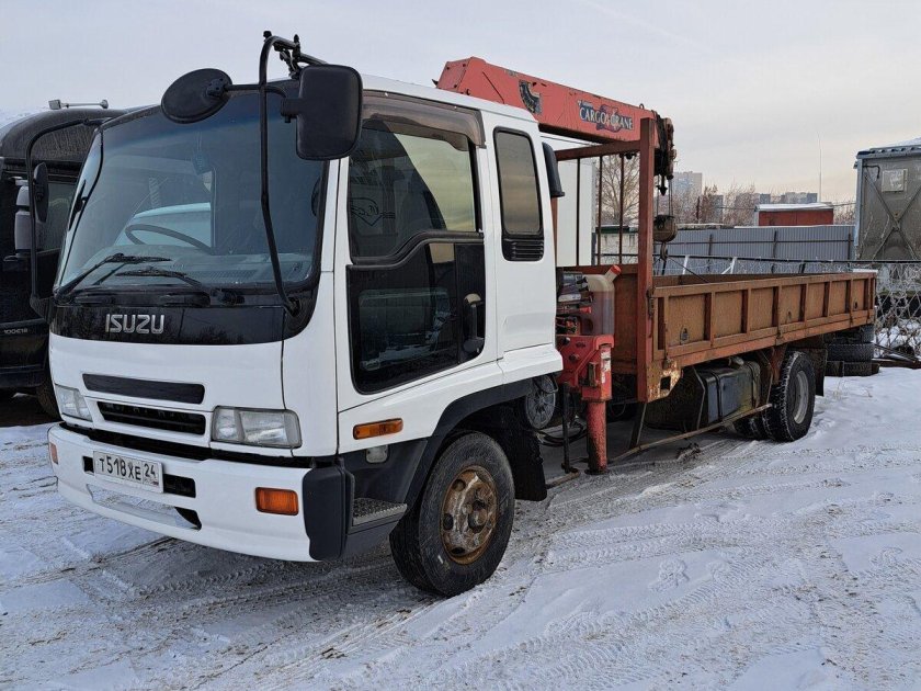 Кран манипулятор исузу форвард