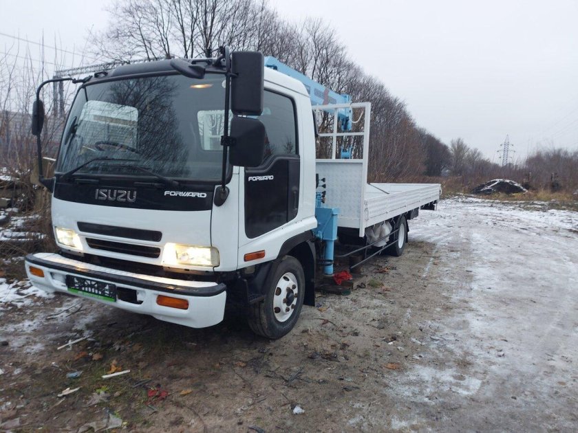 Исузу форвард манипулятор 5т