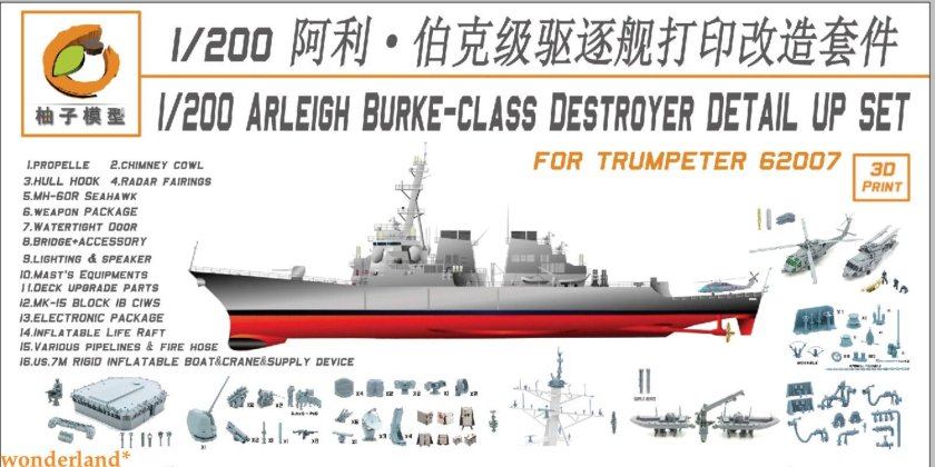 Набор деталей trumpeter в масштабе