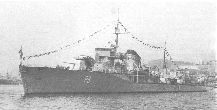 Эскадренный миноносец резвый