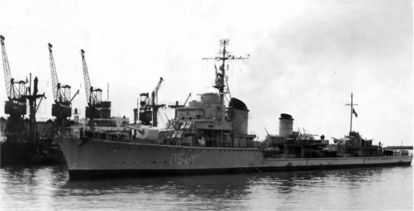 Рьяный эсминец 1945
