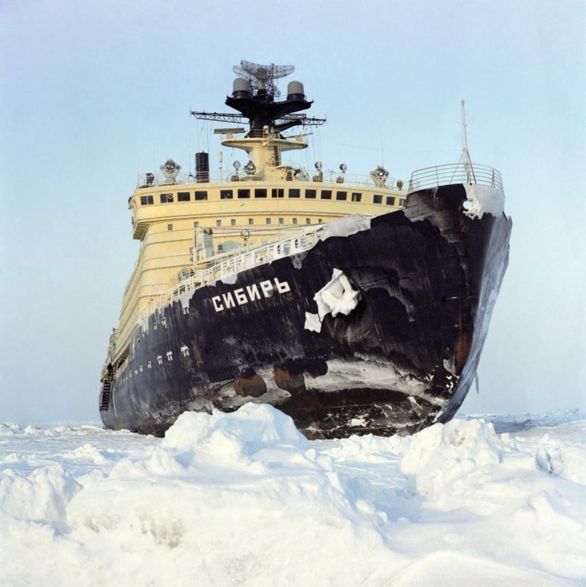 Атомный ледокол Сибирь 1977