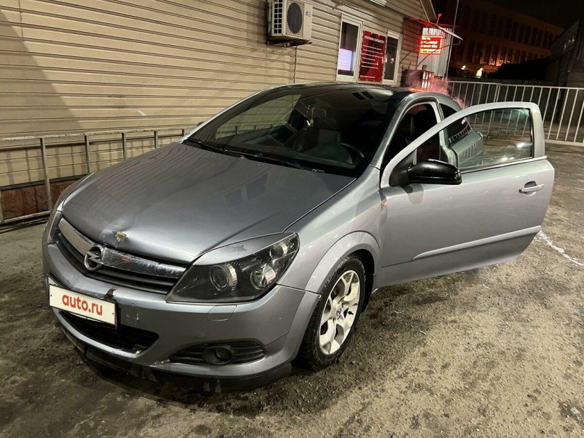 Опель Астра h серебристый