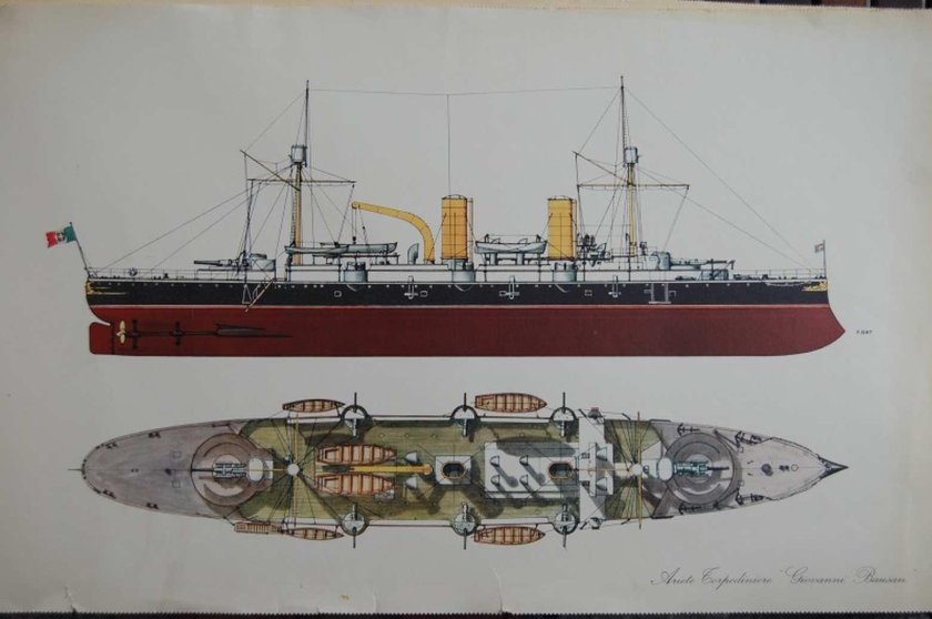 Джованни бозан бронепалубный крейсер