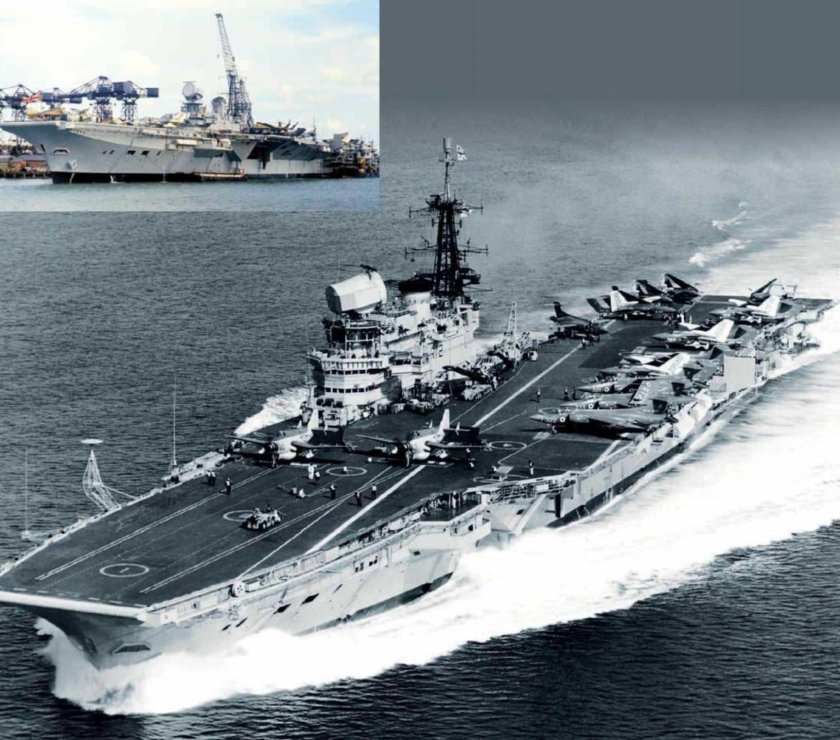Авианосец HMS Hermes