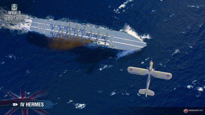 Авианосец Гермес 1982