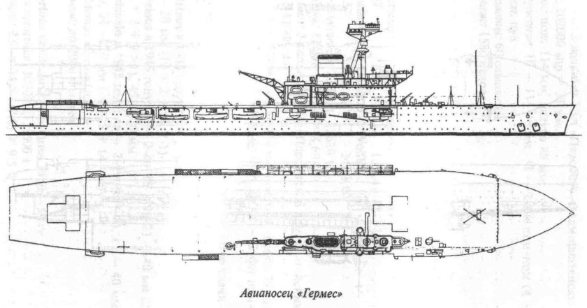 Авианосец Гермес 1982