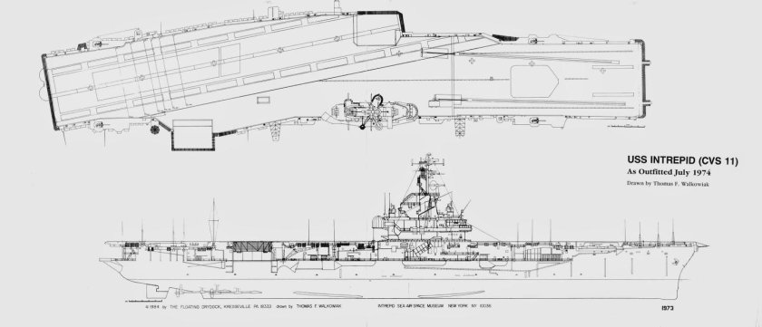 Авианосец Эссекс чертежи