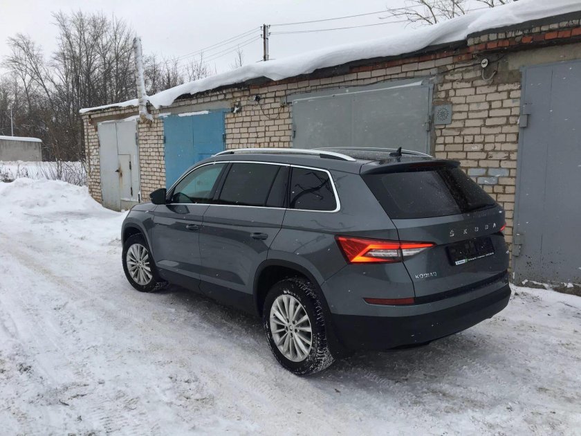 Skoda Kodiak серый
