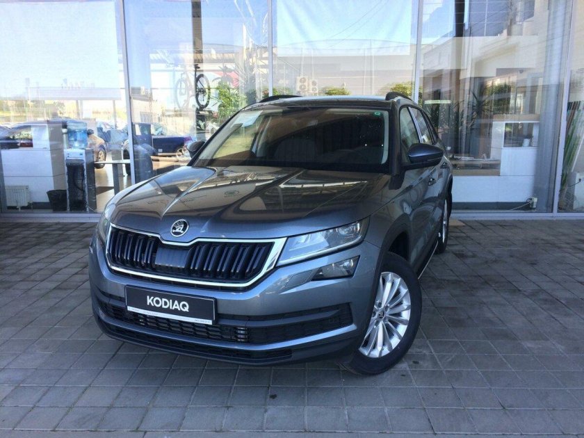 Шкода Кодиак серый платинум